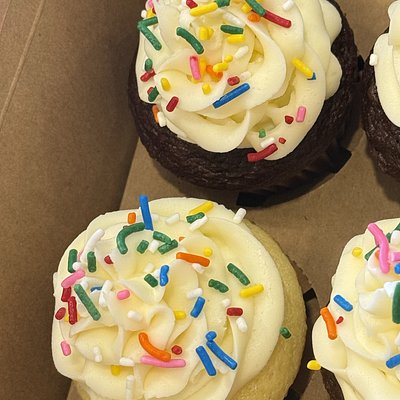 Vanilla Cupcake With Vanilla Buttercream