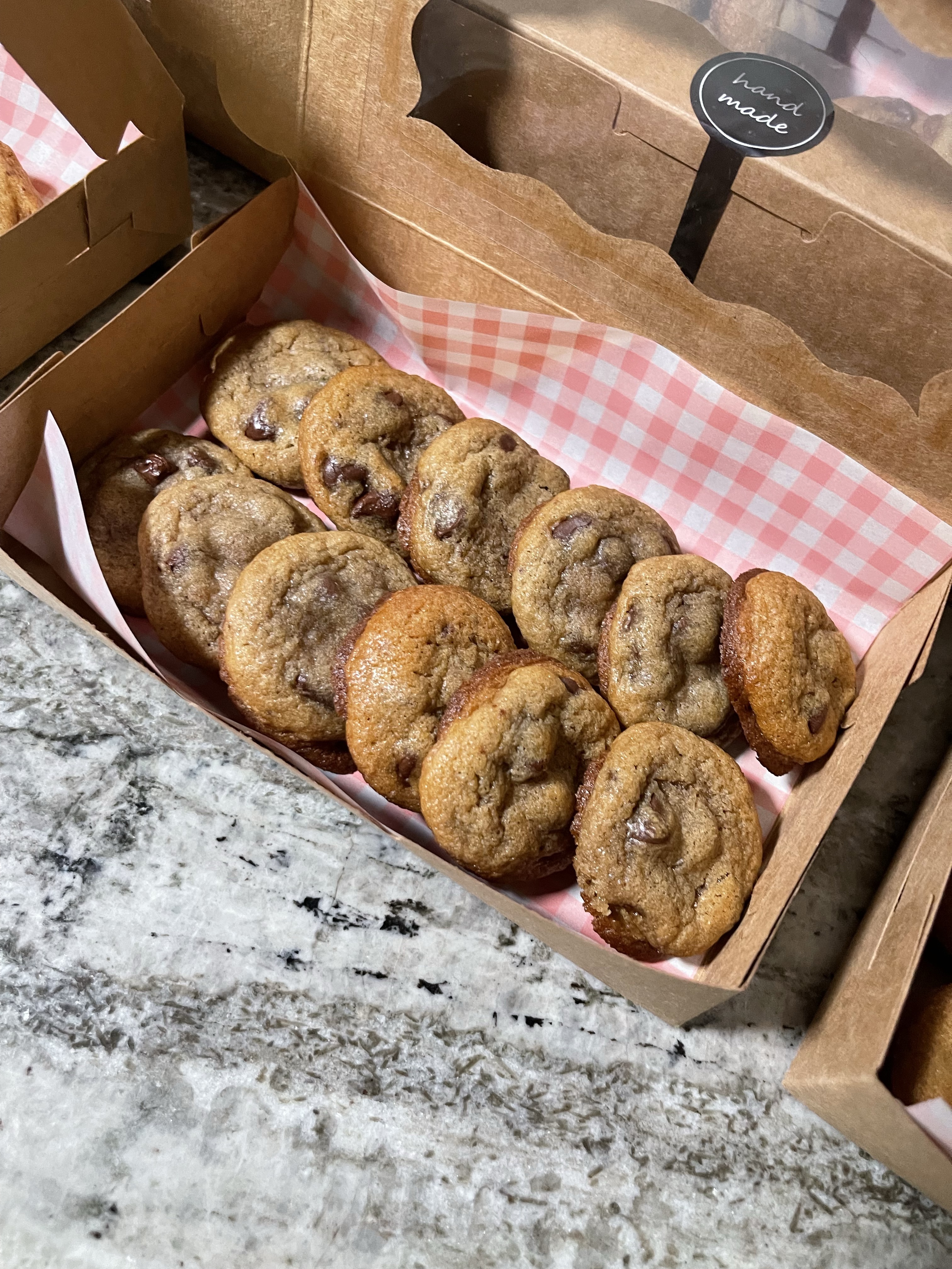 Mini Chocolate Chip Cookies - Dozen