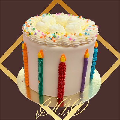 10 inches Three Layers ( 30 -40 Serving Guests)