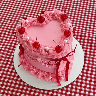 6 Inch Heart Cake