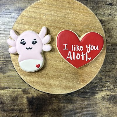 Axolotl 2 Cookie Box(Will Come Packaged)