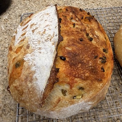 Jalapeño Cheddar Sourdough Loaf