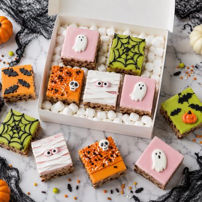 5 Pack Spooky Rice Krispie Squares 