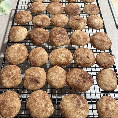 Sourdough Snickerdoodle Cookies