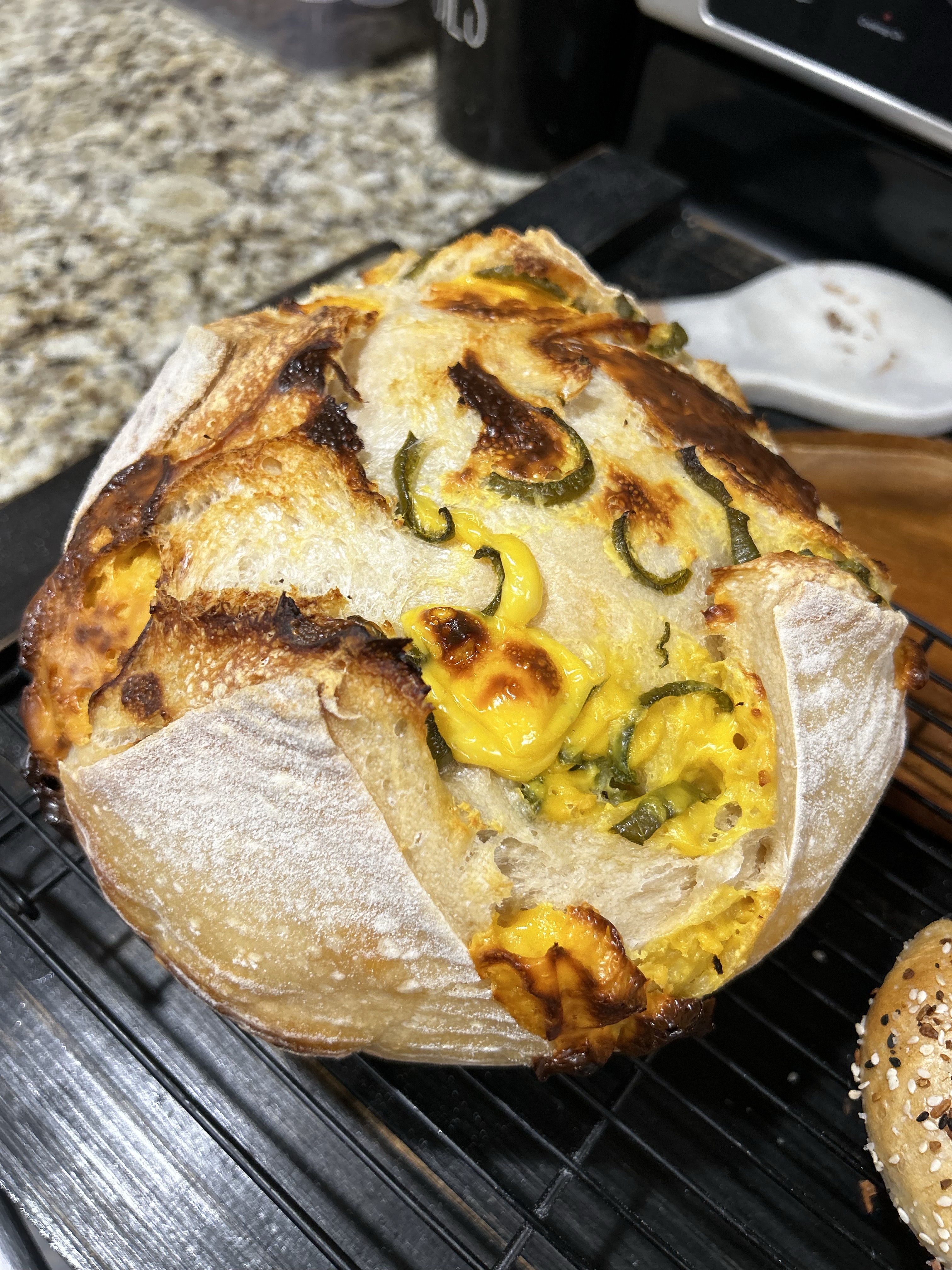 Jalapeno Cheddar Sourdough