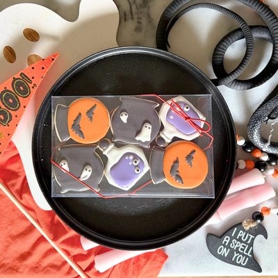1/2 Dozen 3” Halloween Cookies (Box May Vary)