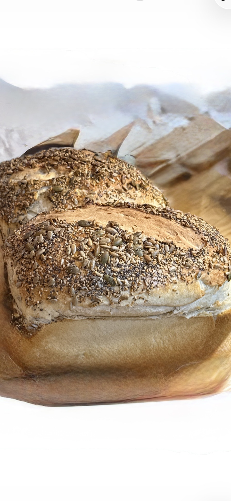 seeded white bread