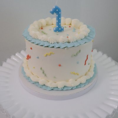 Vanilla Smash Cake