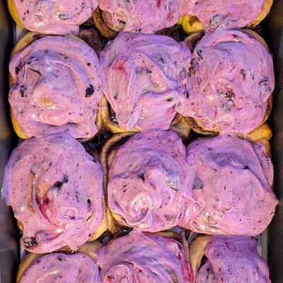 Blueberry Cinnamon Rolls