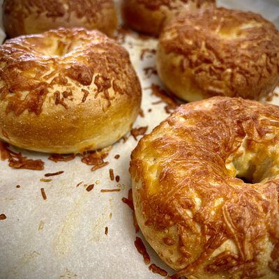 Asiago Bagels - 4 Pack
