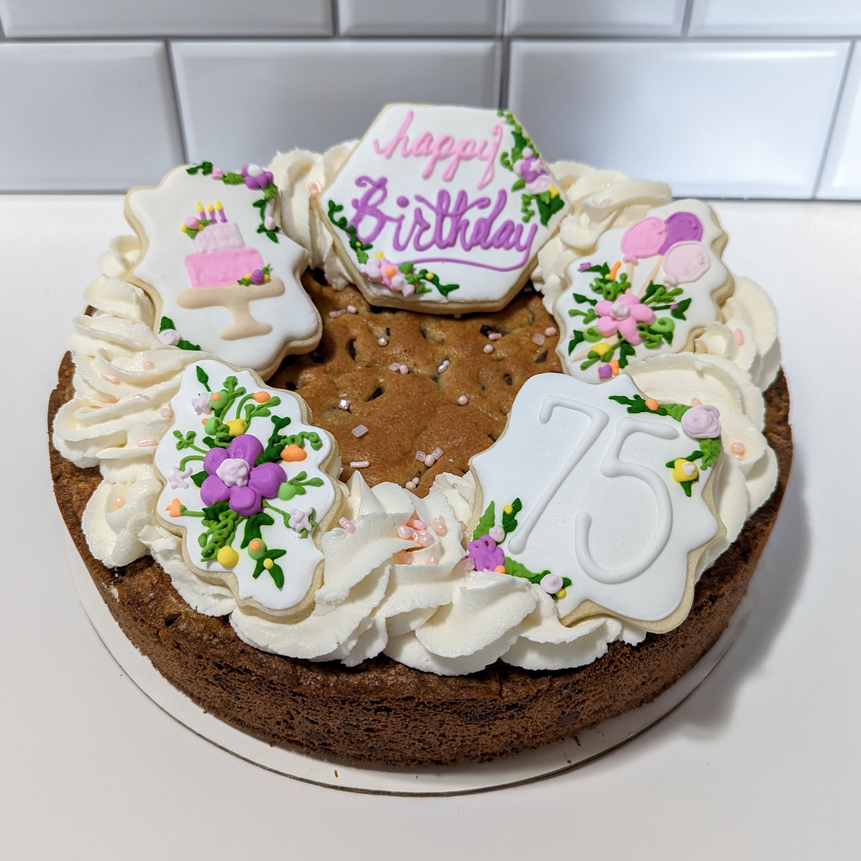 Custom Cookie Cake