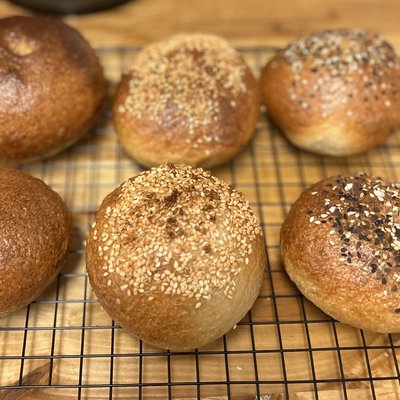 Sourdough Bagels 