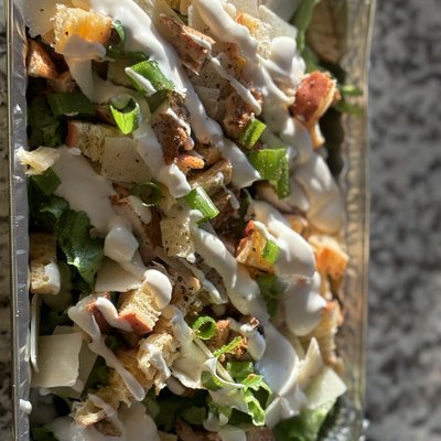 Croissant Chicken Caesar Salad I Didn’t Know I Needed