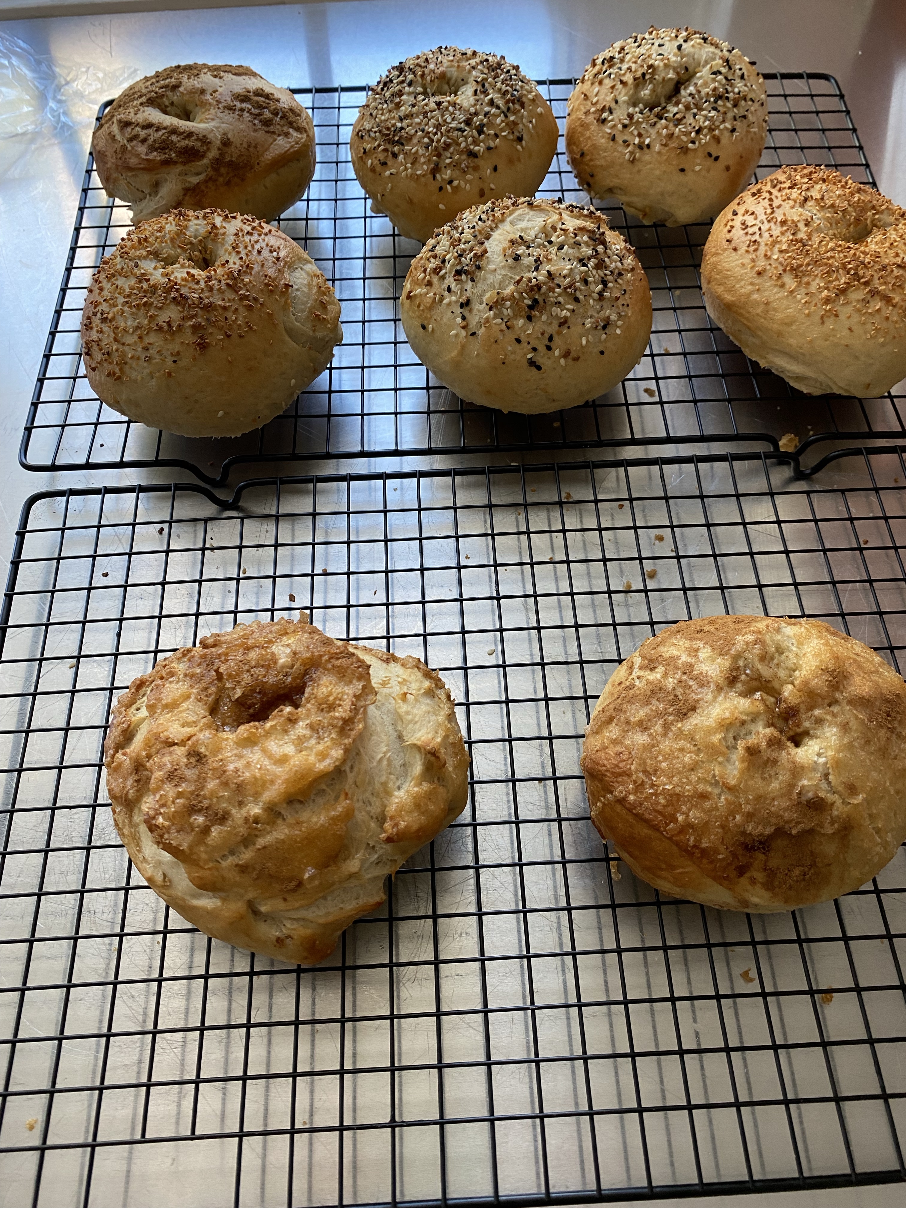 Sourdough Bagels