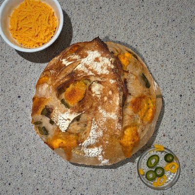 Cheddar Jalapeño Sourdough