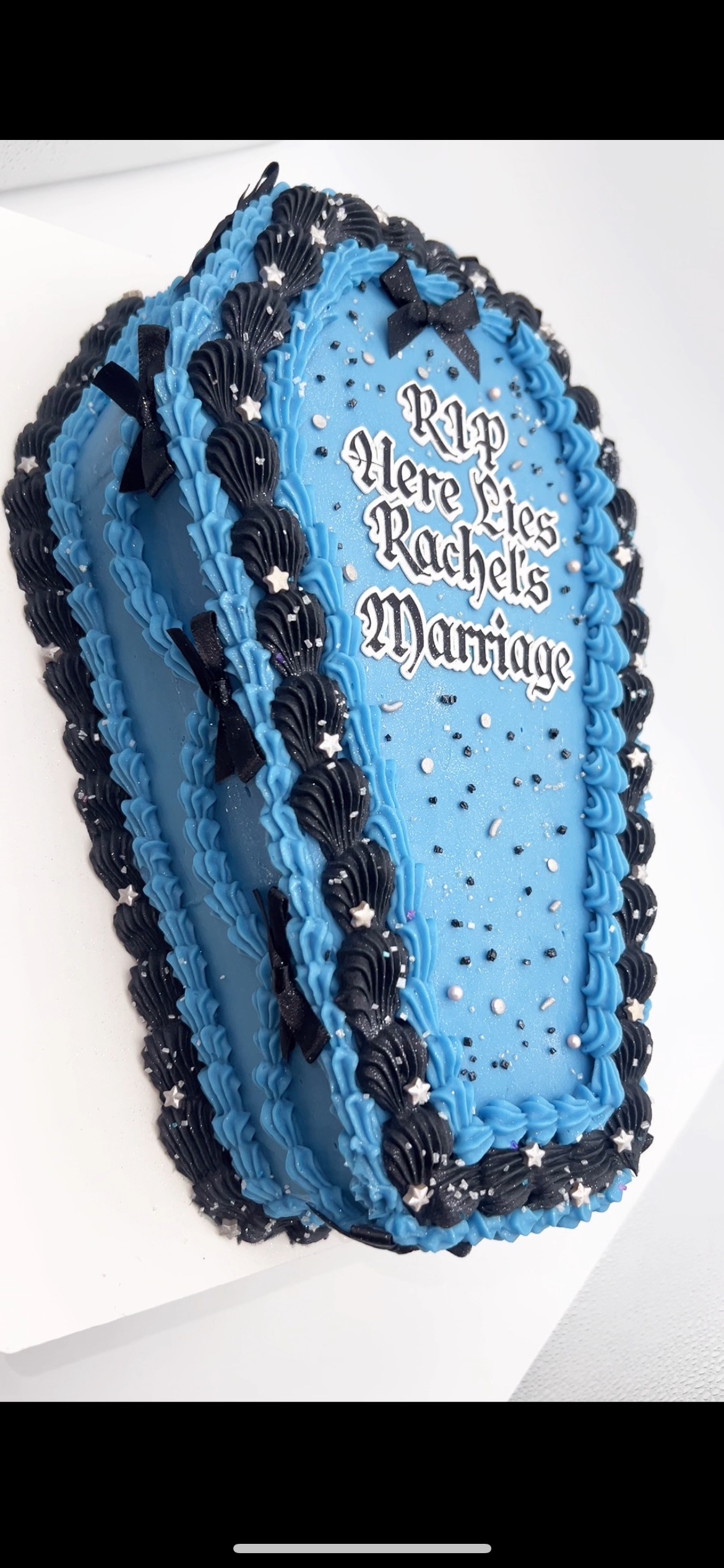 Coffin Cake ⚰️🖤