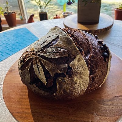 Double Chocolate Sourdough Loaf