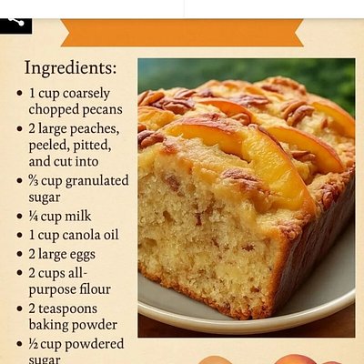 Peach Peacon Loaf 