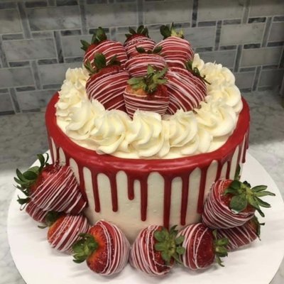 Strawberry Cream Cake