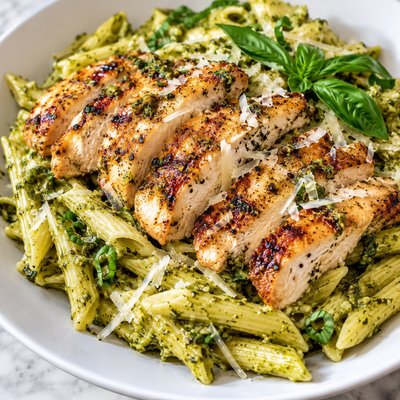 Pesto Pasta & Chicken