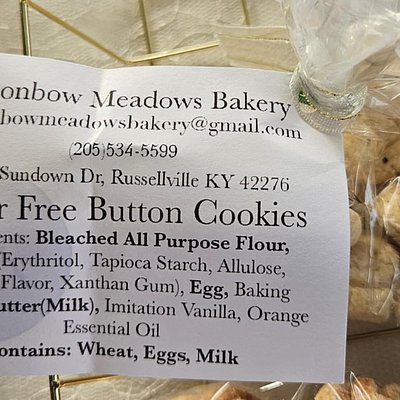 Sugar Free Button Shortbread Cookies