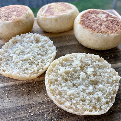 Sourdough English Muffins 