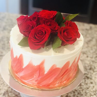 Buttercream 1 Tier Cakes (15-35 Servings)
