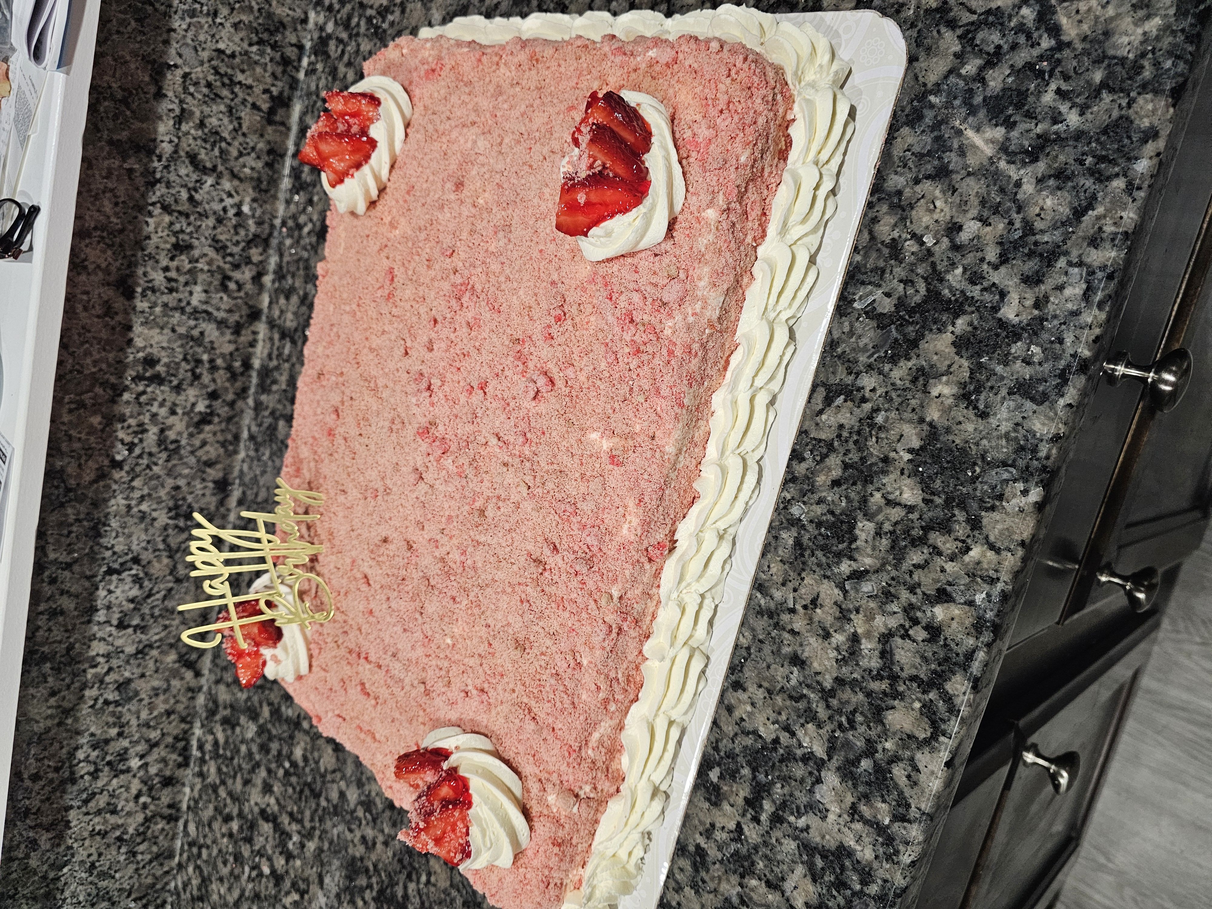 Half A Sheet Cake (Read Description)