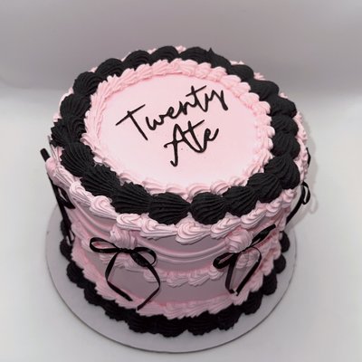 6” Heart OR circle Cake 