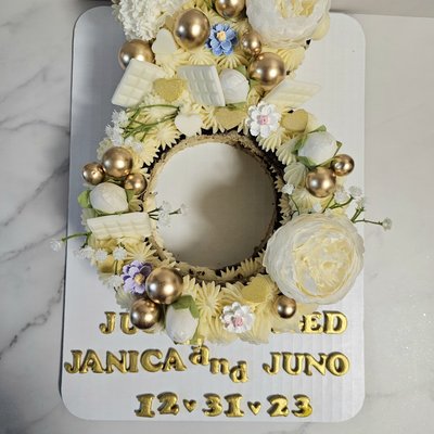 Engagement Ring Cake 12"