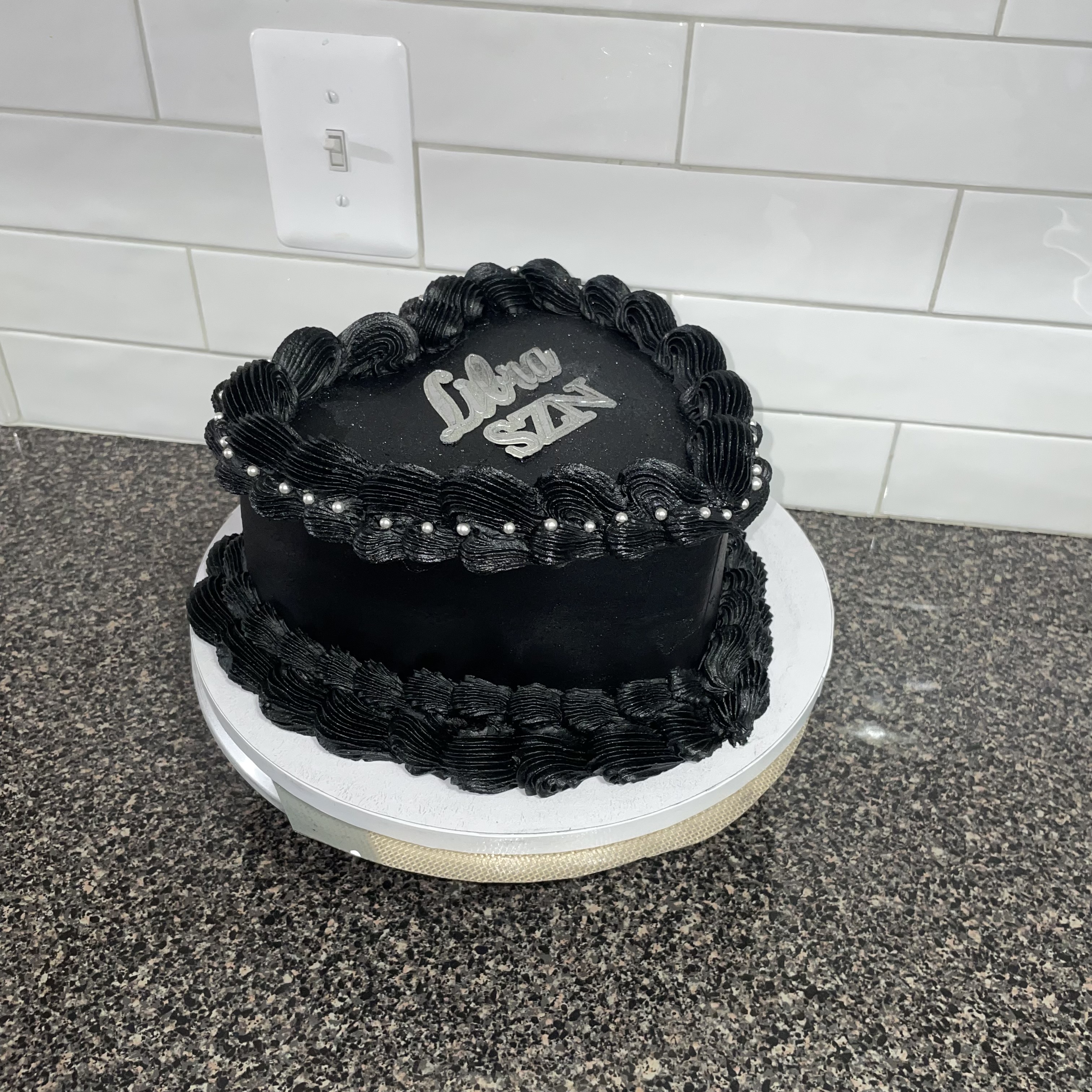 8in Heart Cake 