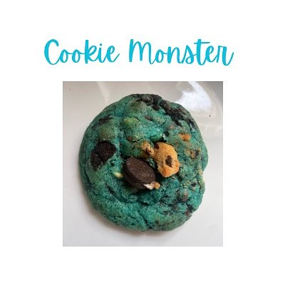 Bakery Style Cookie Monster 