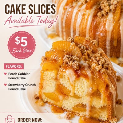 $5 Pound Cake Slices 