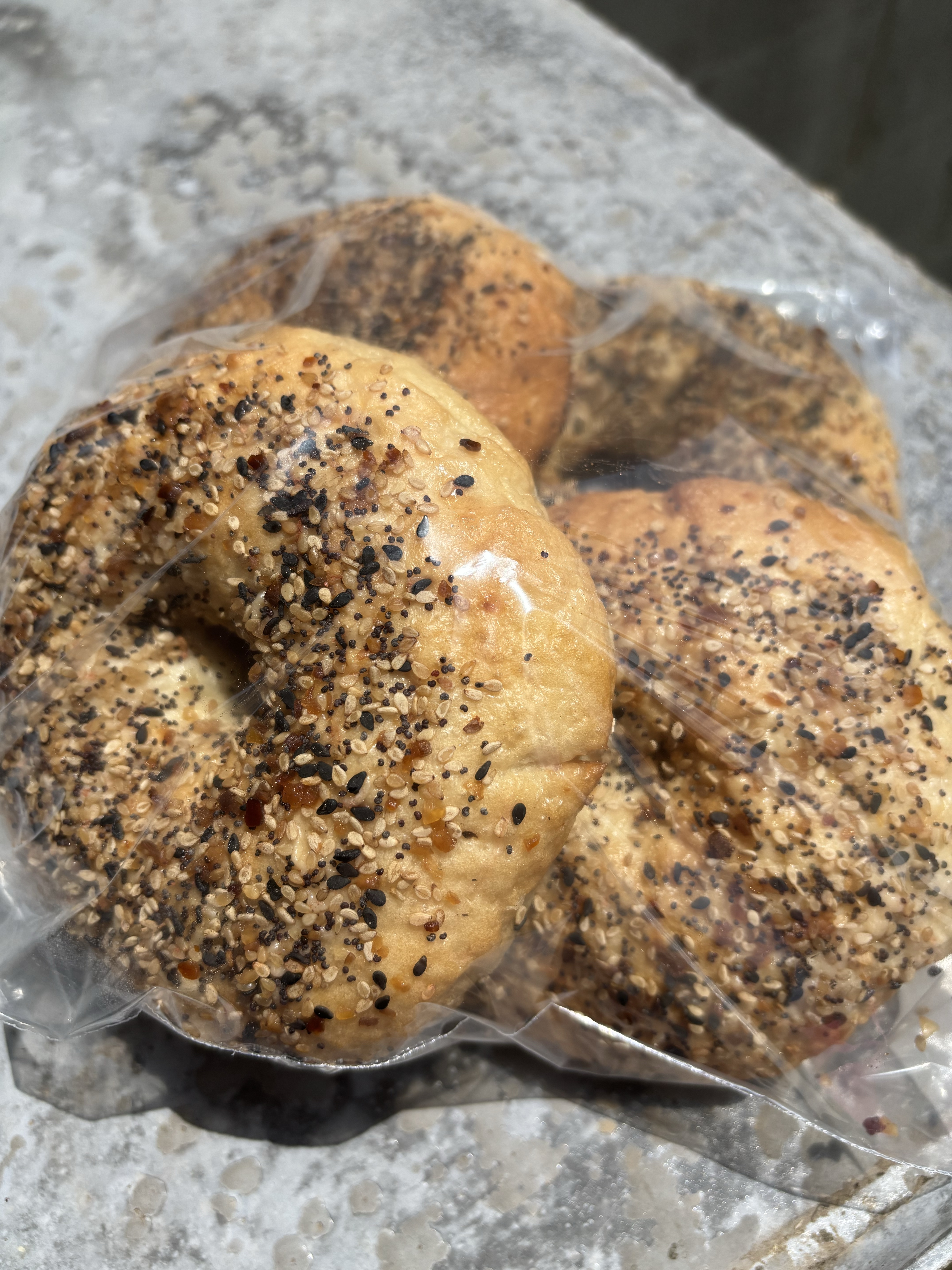 Sourdough Bagels