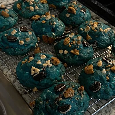 Cookie Monster cookie 