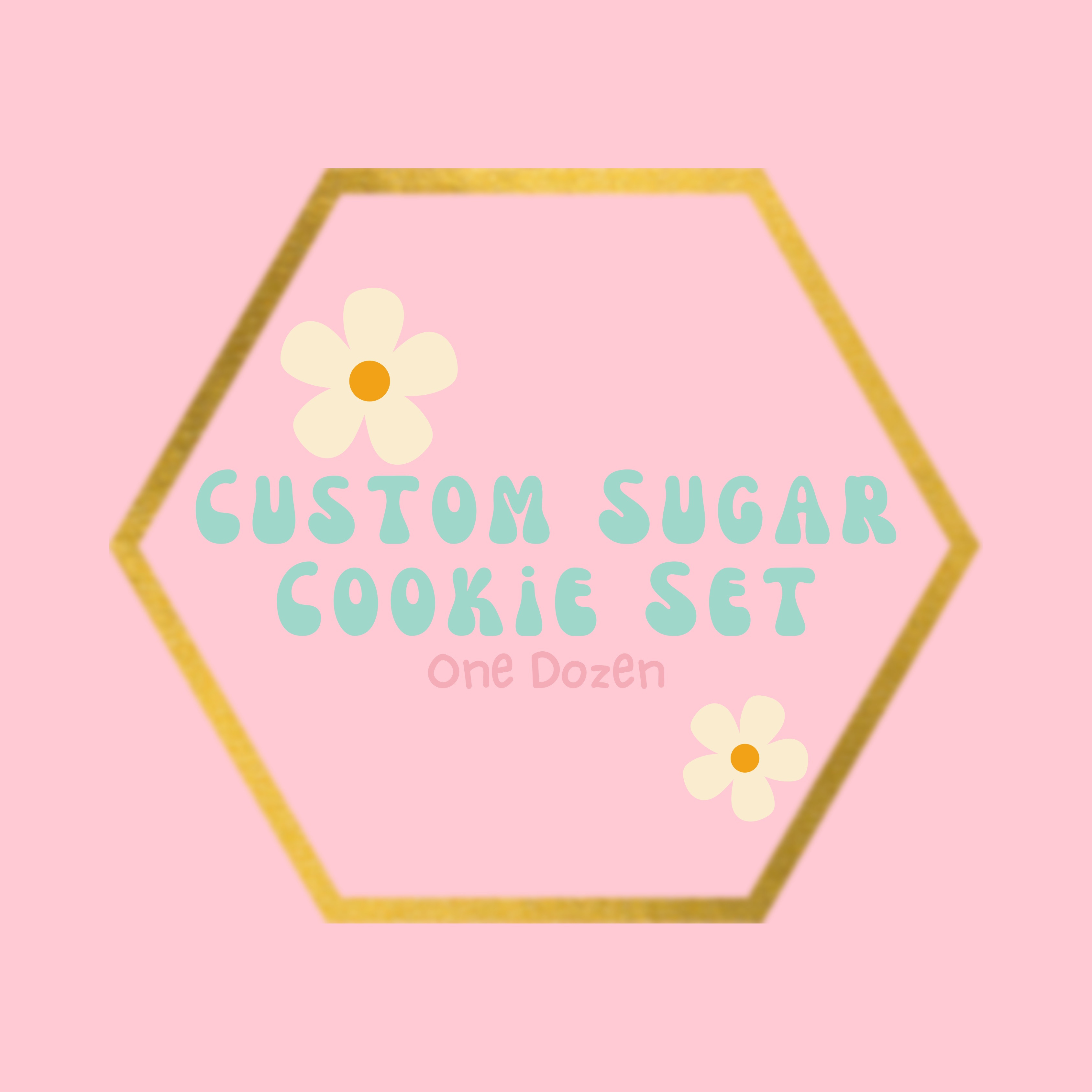 Standard Size Decorated Sugar Cookies