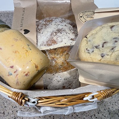 Large Artisan Sourdough Loaf Gift Basket Without Bonus