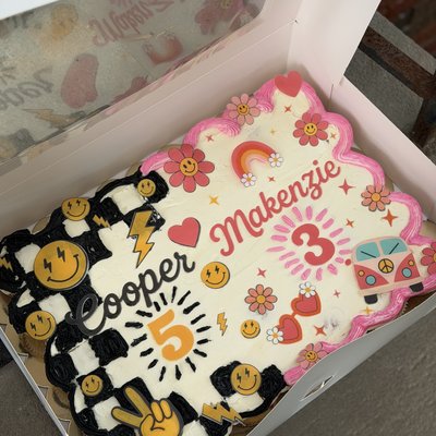 Pull Apart Cupcake Board - 14x19 (35 Cupcakes)