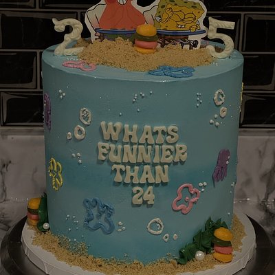 8” 3 layer round cake