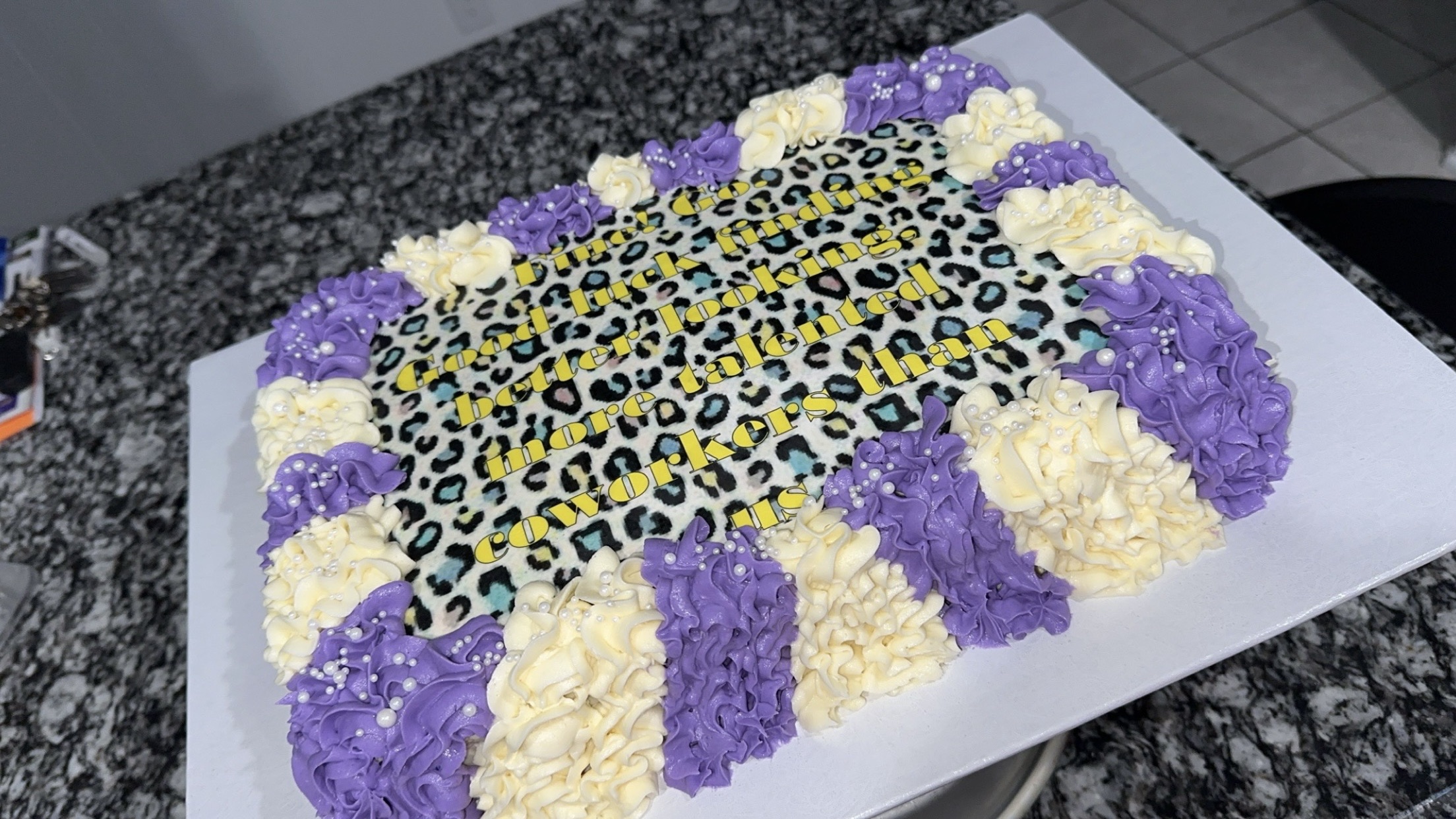 1/4 Sheet Cake