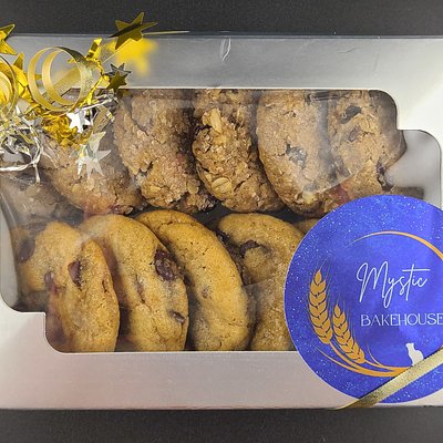 Silver Cookie Gift Box - 12 Ct