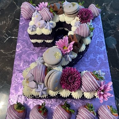 1 - UBE Number Cake