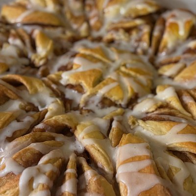 Sourdough Brioche Cinnamon Roll Snowflake