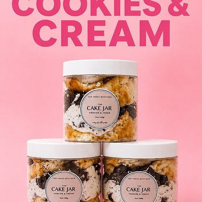 Cookies & Cream Cake Jar