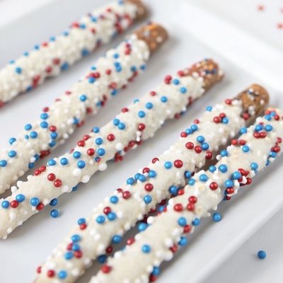 Dipped Pretzel Rods