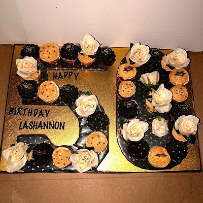 Custom Cupcakes Cake Serving 24