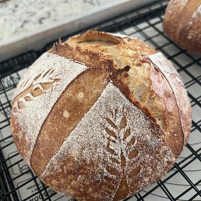 1 Lb Sourdough Artisan Rustic  Country Loaf Organic 