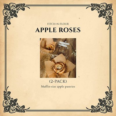 Apple Roses 2-pack