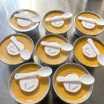 Flan De Pana (Breadftuit flan)