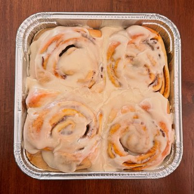 Pumpkin Maple Cream Sourdough Sweet Rolls (12ct)